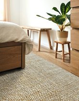 The Rug Republic Handgemaakt Houtskool/Naturel ROHNS Tapijt