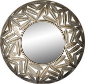 PTMD Catlyn goudkleurige spiegel van metalen met open design maat in cm: 81 x 7 x 81 - Goud