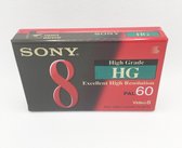 SONY High grade Tape VIDEO8 Cassette 60 Minuten HG