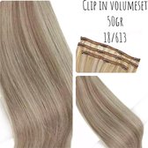Clip In Extensions VOLUMESET 50gr 30cm #18/613 blond mix