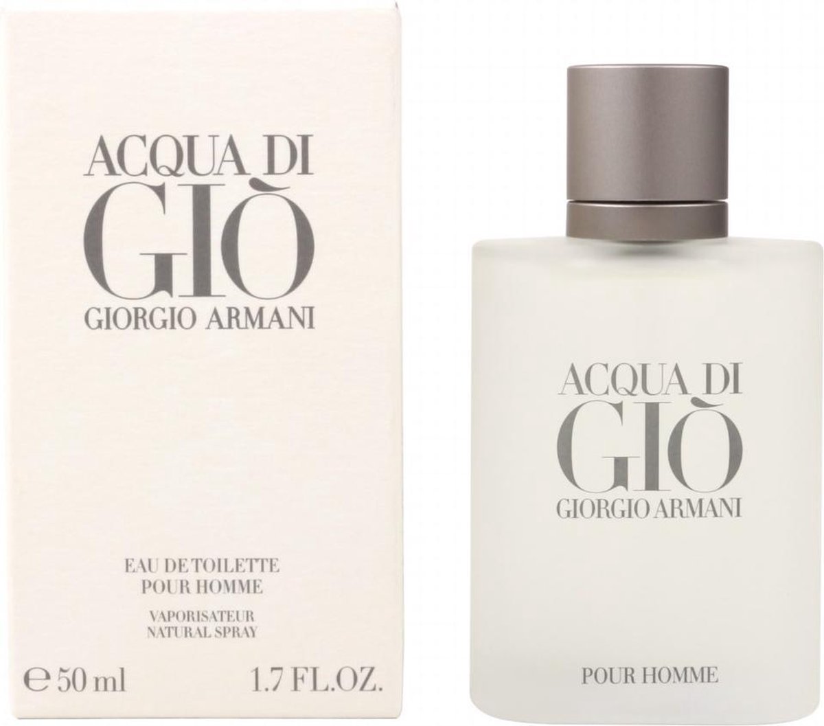 Giorgio Armani Acqua Di Gio 50 Ml Eau De Toilette Herenparfum Bol Com