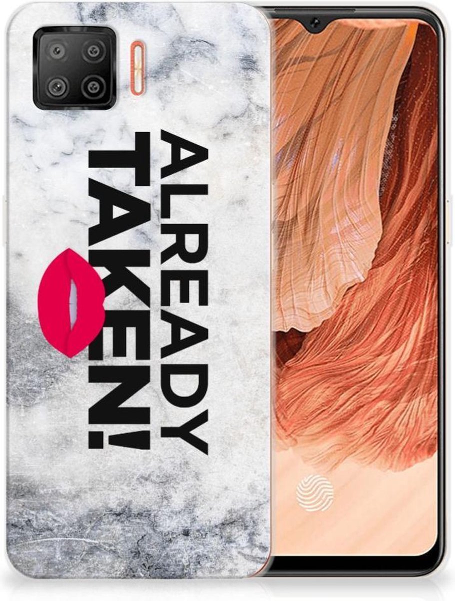 OPPO A73 4G Siliconen hoesje met naam Already Taken White