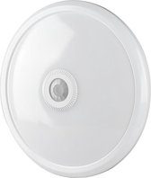 SAMSUNG - LED Plafondlamp met Bewegingssensor - Vorin Raza - 12W High Lumen - Helder/Koud Wit 6400K - Dimbaar - Rond - Mat Wit - Kunststof