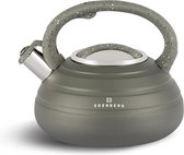 Bol.com Edënbërg Gray Line - RVS Luxe Fluitketel - 3.0 Liter aanbieding