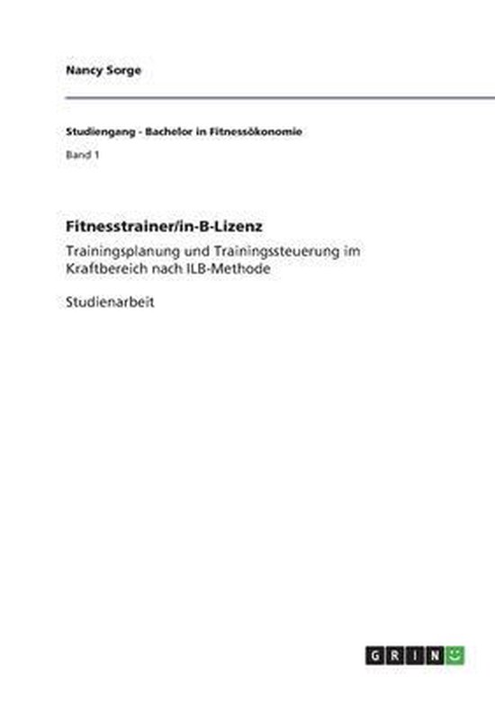 Fitnesstrainer/in-B-Lizenz - cover