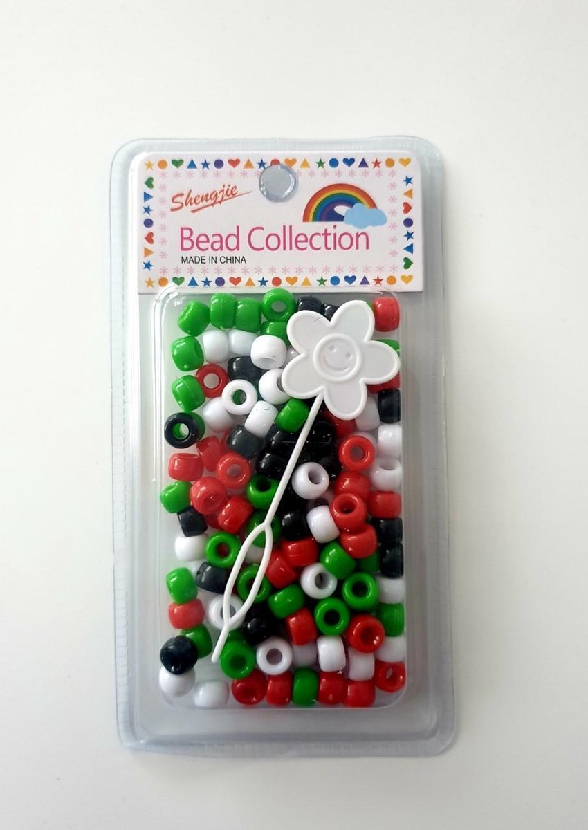 Bead Collection Haarkralen-vlechtkralen-dreadkralen met schuif pen