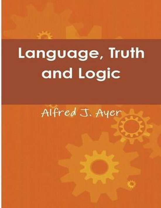 Language, Truth and Logic - cover