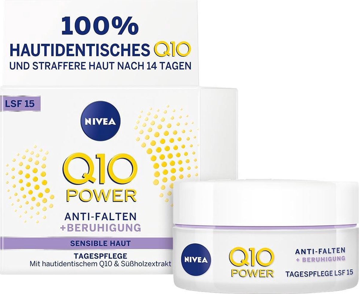 Nivea - Dagcrème - Q10 Sensitive - Anti-Rimpel - Gevoelige Huid - 50ml