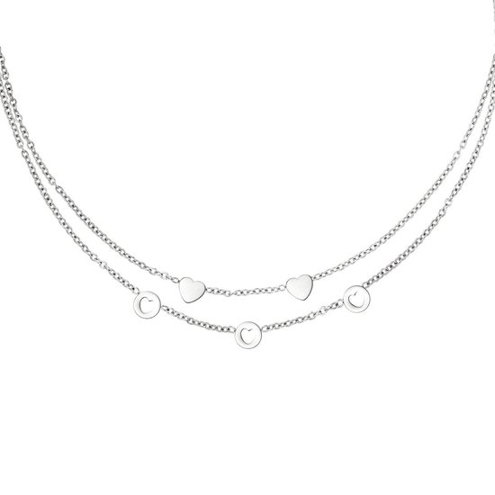 Ketting Romance - Yehwang - Ketting - One size - Zilver