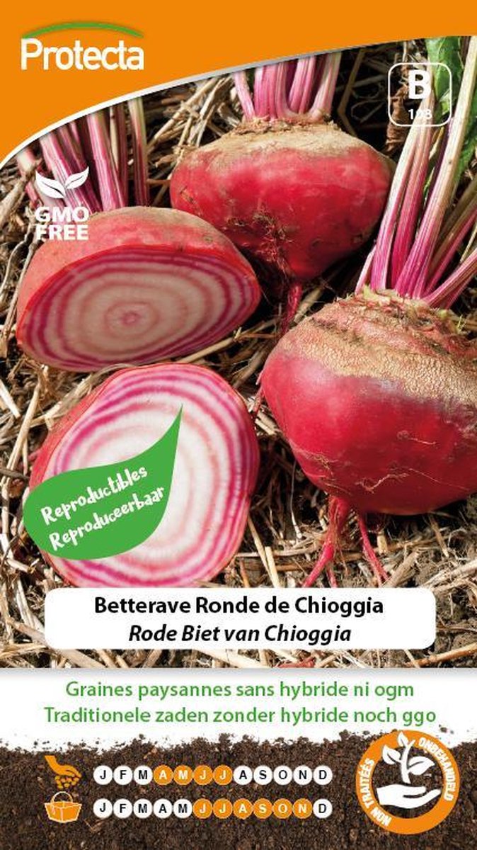Protecta Groente zaden: Rode Biet van Chioggia