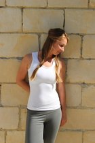 Fitness Yoga wear kleding set 2 stuks Katoen- baby blauw- medium