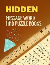 Hidden Message Word Find Puzzle Books