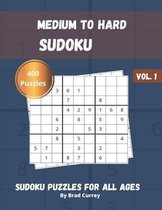 Medium To Hard Sudoku Puzzle Book for All Ages - Vol 1