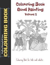 Colouring Book Gond Painting - Volume 2 AmyTmy Colouring Book Series 8.5 x 11 inch Matte Cover