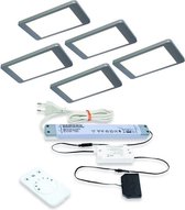 Kastverlichting | L&S IP Emotion | set van 5 | met afstandsbediening
