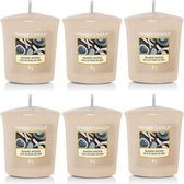 Yankee Candle - Seaside Woods - Set van 6 votive Geurkaarsjes