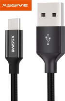 Xssive Premium Series Gevlochten Micro USB Kabel - 3 meter