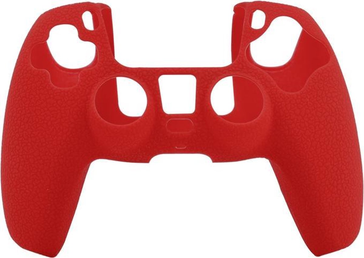 Silicone Hoes / Skin voor Playstation 5 - PS5 Controller Rood