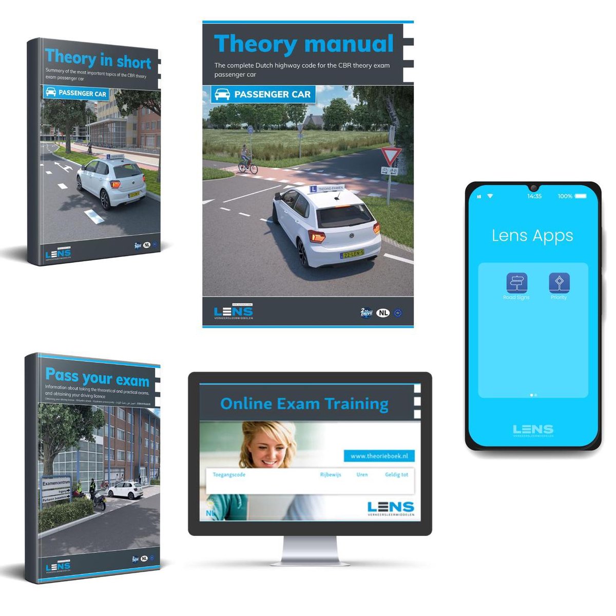 Auto Theorieboek Engels 2021 (English) - Car Theory Book in English for Dutch Driving License B + 50