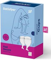 Satisfyer Feel Secure Menstruatie Cup Set - Transparant - Transparant - Drogist - Voor Haar - Drogisterij - Verzorging
