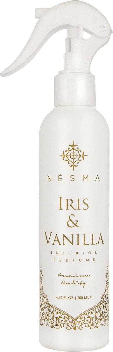 Nésma Fragrances - Iris & Vanilla - Huisparfum - Interieurspray - Roomspray - 200 ml