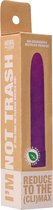 7" Vibrator - Biodegradable - Purple