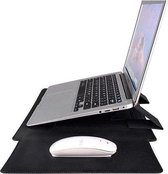 Laptophoes 14 Inch – 14 Inch Case - Laptop Sleeve – 28 X 37.2 CM - Zwart Leer