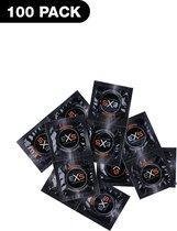 Exs Black Latex Condoms - 100 pack