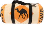 Sac de week-end ou de sport en sacs de ciment recyclé - Jumbo - camel