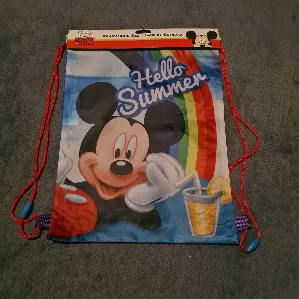 Gymtas Mickey Mouse - Zwemtas , Rugzak- Disney - Tas - Mickey Mouse, Verjaardag, Cadeau, Schooltas