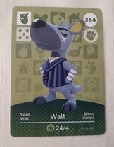 Amiibo animal crossing new horizons kaarten origineel Eu : 354 walt