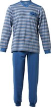 Heren pyjama Gentlemen Single jersey v-hals L