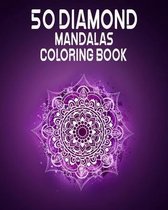 50 diamond mandalas coloring book