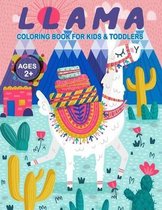 Llama Coloring Book For Kids