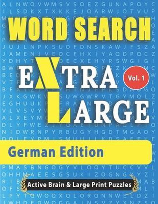WORD SEARCH Extra Large - German Edition - cover