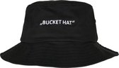 Urban Classics Bucket hat / Vissershoed Lettered Zwart