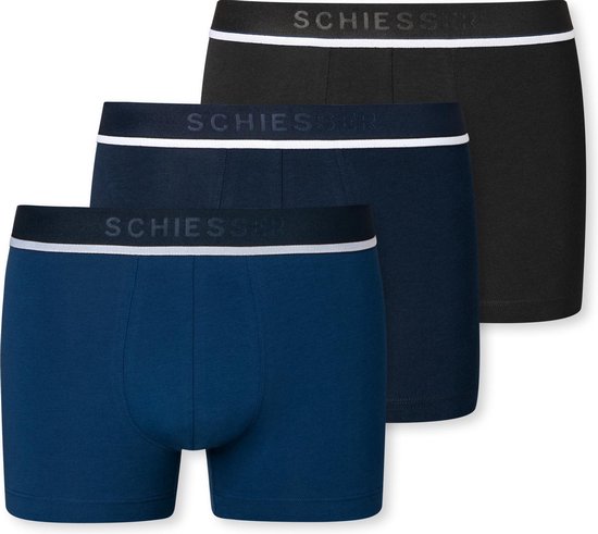 Foto: Schiesser 95 5 organic heren shorts 3 pack