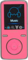 Denver MP3 speler met Oortjes - MP4 Speler 4GB - Micro SD - MPG4054NR - Roze
