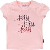 Dirkje - T shirt meisjes roze KISS - Maat 98