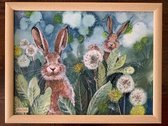 Alex Clark Schootkussen Little Rabbits ~ Laptray Konijntjes