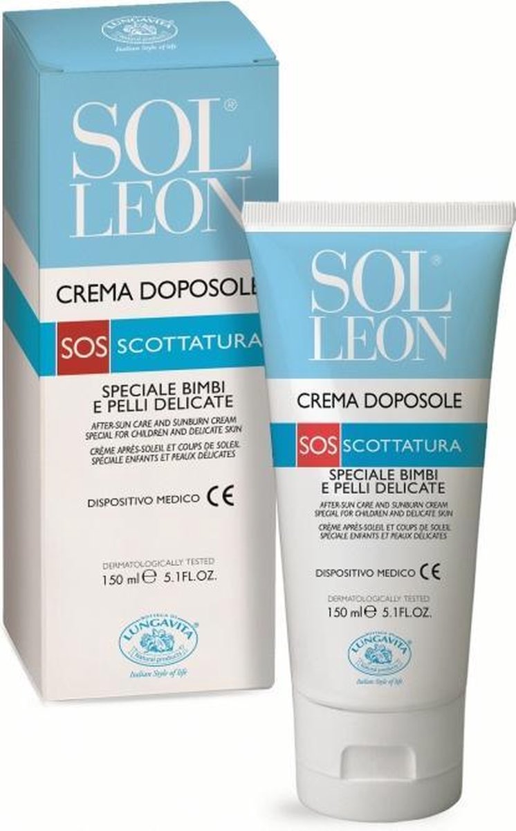 SOL Léon - After Sun SOS Cream | Sun Burn - Medical CE (150ml)