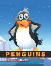 Penguins Coloring Book For Kids