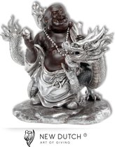 Buddha beeld met draak, figuur, boedha, boeddha