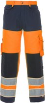 Hydrowear Idstein En20471 Broek Fluor Oranje/Marine
