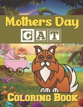 Mothers Day cat coloring book