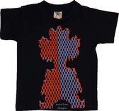 Anha'Lore Designs - Clown - Kinder t-shirt - Navy - 3/4 j (98/104)