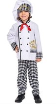 Rubie's Kostuum Kok Polyester Wit/zwart Maat 140