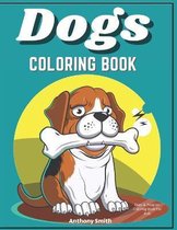 Dogs & Puppies Coloring Book For Kids