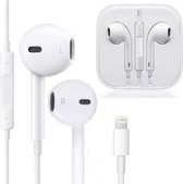 In-Ear-Koptelefoon - Compatibel met iPhone/iPad - Oortelefoon met Microfoon - Lightning-Connector - Wit