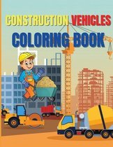 Construction Vehicles Coloring Book